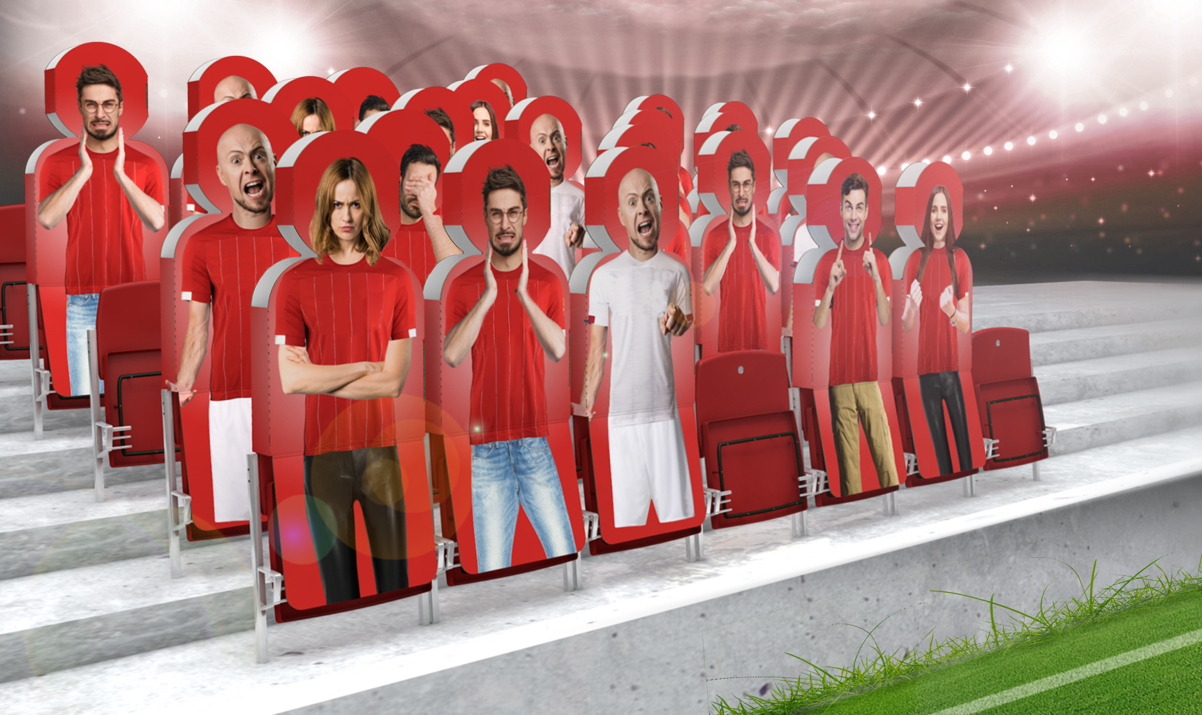 Cardboard fans, enhancing the atmosphere in stadiums - PSI Network