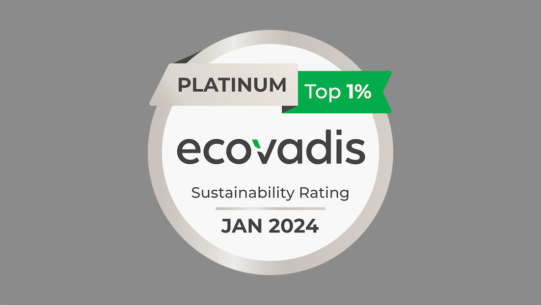 EcoVadis Platinum for cosmetics manufacturers PSI Network